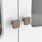 Quarto De Bebê Com Guarda Roupa 4 Portas Cômoda E Berço Auror