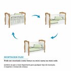 Quarto De Bebê Com Guarda-roupa 4 Portas E Berço Minicama 100