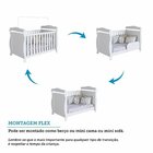 Quarto De Bebê Com Guarda-roupa 4 Portas E Berço Minicama 100