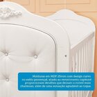 Quarto De Bebê Com Guarda-roupa Cômoda E Berço Com Capitonê 1
