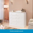 Quarto De Bebê Com Guarda-roupa Cômoda E Berço Com Capitonê 1
