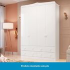 Quarto De Bebê Com Guarda-roupa Cômoda E Berço Com Capitonê 1
