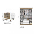 Quarto De Bebê Com Guarda Roupa E Berço Aconchego Henn