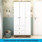 Quarto De Bebê Com Guarda Roupa E Berço Americano 100% Mdf Ay