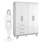 Quarto De Bebê Com Guarda Roupa E Berço Com Capitonê Retrô Jo