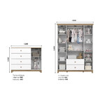 Quarto De Bebê Com Guarda Roupa E Cômoda Aconchego Henn