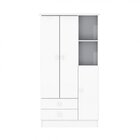 Quarto De Bebê Com Guarda-roupa E Cômoda De Bebê Arco-íris Br