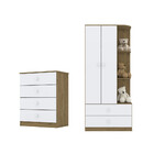 Quarto De Bebê Com Guarda Roupa E Cômoda Labirinto Henn