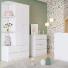 Quarto De Bebê Com Guarda Roupa E Cômoda Labirinto Henn