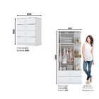 Quarto De Bebê Com Guarda Roupa E Cômoda Labirinto Henn
