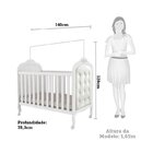 Quarto De Bebê Com Guarda Roupa Janelado E Berço Com Capitonê