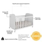 Quarto De Bebê Com Guarda Roupas 3 Portas Cômoda E Berço Com