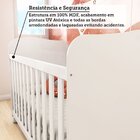 Quarto De Bebê Com Guarda Roupas 3 Portas Cômoda E Berço Com