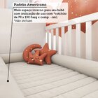 Quarto De Bebê Com Guarda Roupas 3 Portas Cômoda E Berço Com