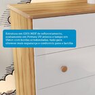 Quarto De Bebê Com Guarda Roupas 4 Portas Cômoda E Berço Com