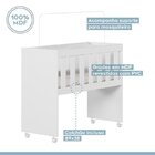 Quarto De Bebê Com Mini Berço Com Colchão 5 Em 1 Ariel E Cômo