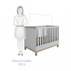 Quarto De Bebê Cômoda 1 Porta Com Janela Acrílica Berço Mini