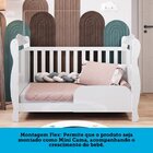 Quarto De Bebê Cômoda 1 Porta Janelada Losango E Berço Cocada