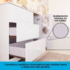 Quarto De Bebê Cômoda 1 Porta Janelada Losango E Berço Cocada
