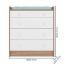 Quarto De Bebê Cômoda 2523 E Berço 1344 Doce Sonho Com Colchã