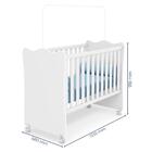 Quarto De Bebê Cômoda 4 Gavetas Certificado Pelo Inmetro Doce