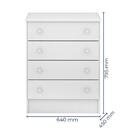 Quarto De Bebê Cômoda 777 E Berço 1344 Doce Sonho Com Colchão