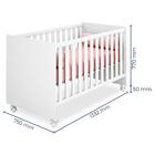 Quarto De Bebê Cômoda Helena E Berço Doce Sonho Com Colchão B