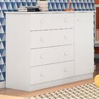 Quarto De Bebê Cômoda Helena E Berço Doce Sonho Com Colchão B