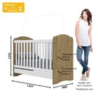 Quarto De Bebê Compacto Com Berço E Cômoda Giz De Cera Espres