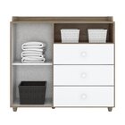 Quarto De Bebê Compacto Com Berço E Cômoda Giz De Cera Espres