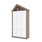 Quarto De Bebê Compacto Com Berço E Guarda Roupa Giz De Cera