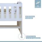 Quarto De Bebê Completo 100% Mdf Com Guarda-roupa, Cômoda E M