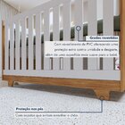 Quarto De Bebê Completo 100% Mdf Cômoda Berço E Guarda Roupa