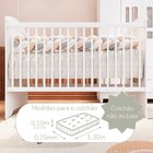 Quarto De Bebê Completo 100% Mdf Eloá Branco