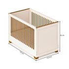 Quarto De Bebê Completo 1 Berço 1 Cômoda E 1 Guarda Roupa Bab