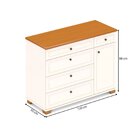 Quarto De Bebê Completo 1 Berço 1 Cômoda E 1 Guarda Roupa Bab