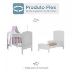 Quarto De Bebê Completo 1 Berço Mini Cama Com Colchão Allegra