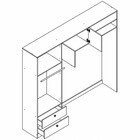 Quarto De Bebê Completo Aconchego 05 4 Portas 2 Gavetas Branc
