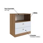 Quarto De Bebê Completo Aconchego 08 2 Portas 4 Gavetas Nogal