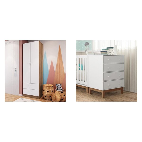 Quarto De Bebê Completo Aconchego Completa Móveis Completa Mó