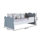 Quarto De Bebê Completo Bambino 3 Portas 6 Gavetas Azul - Per
