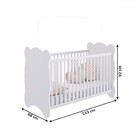 Quarto De Bebê Completo Bambino 3 Portas 6 Gavetas Branco - P