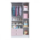 Quarto De Bebê Completo Bambino 3 Portas 6 Gavetas Rosa - Per