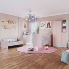 Quarto De Bebê Completo Bambino 3 Portas 6 Gavetas Rosa - Per