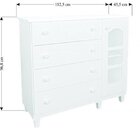 Quarto De Bebê Completo Berço,guarda-roupa,cômoda Portugal Mó