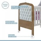 Quarto De Bebê Completo Berço 2 Em 1 Com Colchão Allegra Cômo