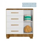 Quarto De Bebê Completo Berço 2 Em 1 Com Colchão Allegra Cômo