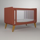 Quarto De Bebê Completo Berço 2 Em 1 Com Cômoda 4 Gavetas 1 P