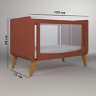 Quarto De Bebê Completo Berço 2 Em 1 Com Cômoda 4 Gavetas 1 P