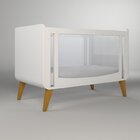 Quarto De Bebê Completo Berço 2 Em 1 Com Cômoda 4 Gavetas 1 P